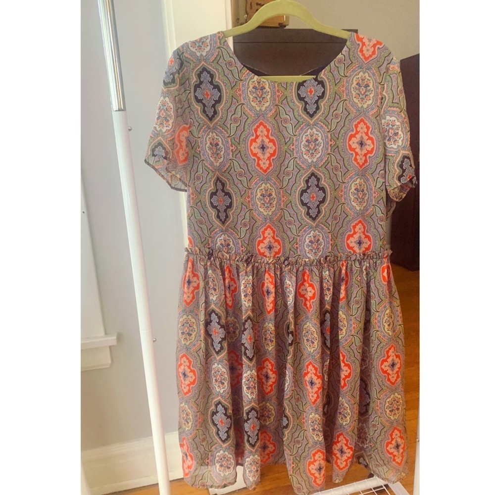 ASOS Curve Paisley Dress